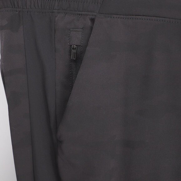 ATHLETA Brooklyn Black Camo Jogger Pant Stretch Elastic Waist Size 12 - Picture 8 of 11
